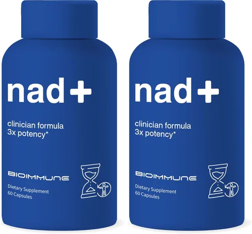 Miniatura 10 de BioImmune Suplemento NAD+. Fórmula exclusiva con RiboYOUNG™ pendiente de patente. Ribosida de nicotinamida, quercetina, resveratrol, activador