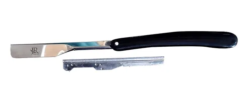 Miniatura 2 de Peluquero Maquinilla de afeitar recta Salón de afeitar afeitado SHAVETTE RASOI RASOIRS 10 HOJAS (NEGRO)