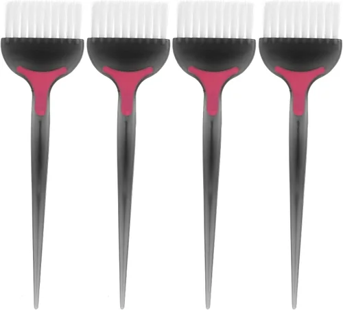 Beaupretty Cepillo de tinte para el cabello de 8.85 pulgadas, cepillo de cerdas suaves para coloración del cabello para salón y uso doméstico, peine