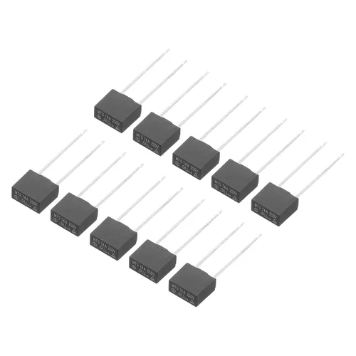 Miniatura 10 de uxcell 30pcs DIP montado en miniatura cuadrado lento golpe micro fusible para piezas electrónicas PCB LCD reparación, 1.6A 250V, negro