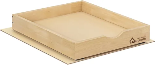 WelFurGeer Cajones extraíbles de cierre suave para armarios, cajón extraíble de 17 pulgadas de ancho x 21 pulgadas de profundidad con toboganes