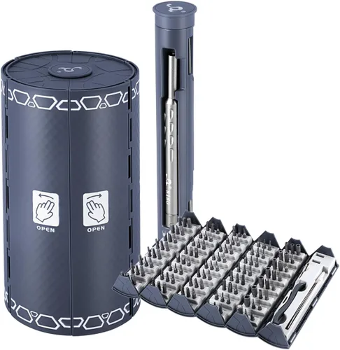 Juego de destornilladores de precisión 128 en 1, con kit magnético para computadora, PC, Mac-Book, para laptop, tablet, para iPhone, para Xbox, para