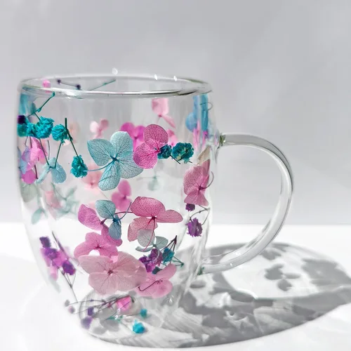Miniatura 10 de NBHUZEHUA Juego de 2 Tazas de Café de Doble Pared, Juego de Tazas de Vidrio Aisladas, Recién Casados, Compromiso, Aniversario, para Él y Ella