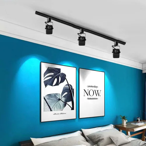 Miniatura 8 de Cabezal de luz LED regulable de 10 W, 3 cables, circuito único, tipo H, riel de iluminación de riel, foco de techo para tareas de acento