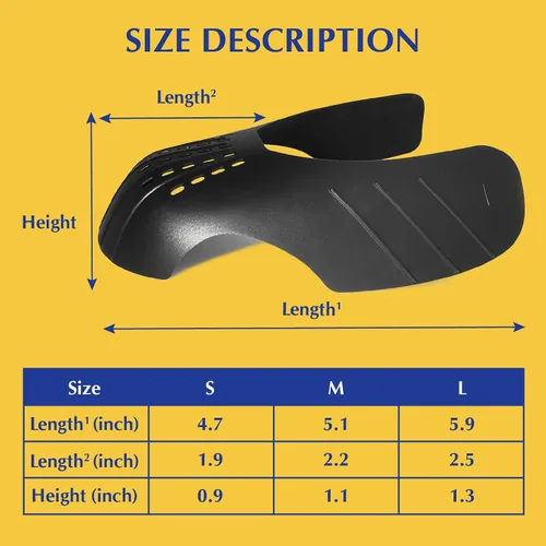 Miniatura 5 de KHG Protector de arrugas para zapatos deportivos, antiarrugas, sin arrugas, protector de inserción de zapatos, tamaño para hombres, mujeres, jóvenes