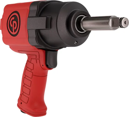 Miniatura 4 de Chicago Pneumatic CP7741-2 Llave de impacto neumática (1/2 pulgada), yunque de extensión de 2 pulgadas, herramienta de reparación y montaje
