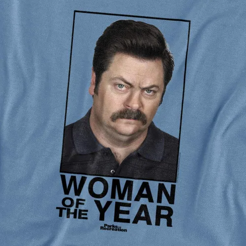 Miniatura 2 de Popfunk Camiseta y pegatinas clásicas de Parks & Rec Ron Swanson Mujer del Año