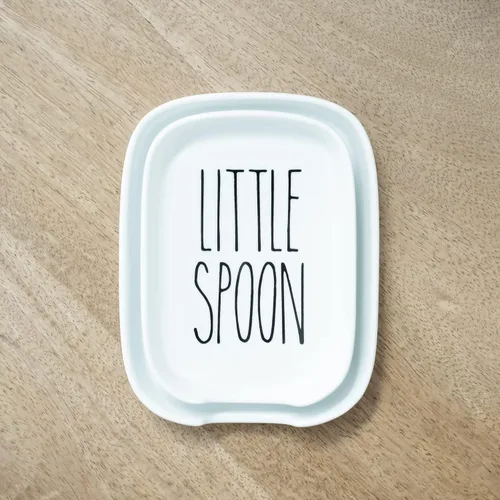 Miniatura 8 de Heartland Home Soporte de cuchara de porcelana para estufa o encimera. Soporte para cuchara de cocina (grande/pequeño). Soporte para utensilios