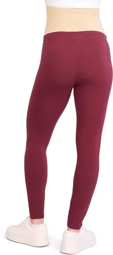 Miniatura 11 de Motherhood Maternity Leggings esenciales elásticos de longitud completa para mujer, ajuste secreto sobre el vientre