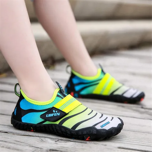 Miniatura 4 de UBFEN - Zapatos para el agua para niños y niñas, acuáticos y livianos, de secado rápido para ir a la playa, practicar deportes y natación, es como