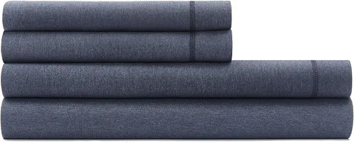 Miniatura 11 de Calvin Klein Home Modern Cotton Harrison - Sábana encimera de 1 pieza, tamaño King, algodón (Midnight)