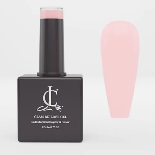 Glam Builder Gel - Botella individual de 0.7 fl oz (rosa lechosa, 0.7 fl oz)