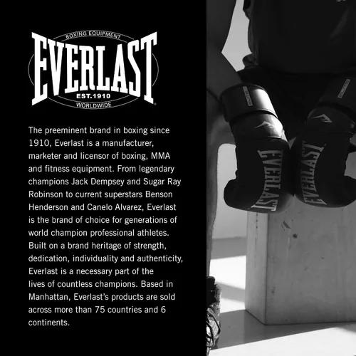 Miniatura 7 de Everlast Powerlock 2 Guantes de Boxeo con Cierre de Velcro Guantes de Entrenamiento de Combate Cierre de Velcro con Soporte Duradero para Mano
