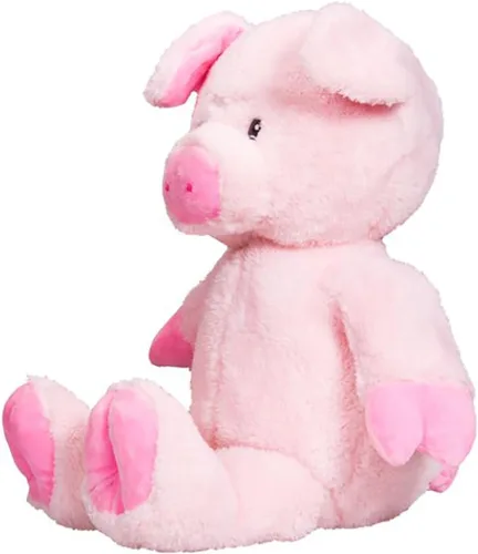 Miniatura 5 de Cuddly Soft 16 inch Stuffed Pink Pig... We Stuff 'Em... YOU LOVE' Em.