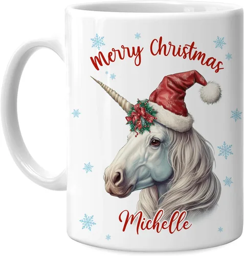 Miniatura 20 de Hyturtle Regalos personalizados para amantes de los osos – Taza de café de cerámica con nombre personalizado de oso con sombrero de Papá Noel