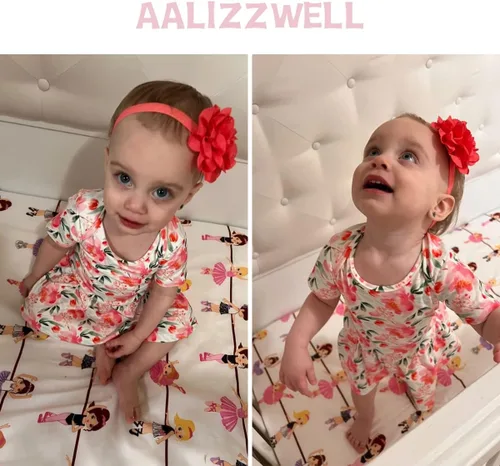 Miniatura 2 de Aalizzwell Vestido tipo body para bebé recién nacido