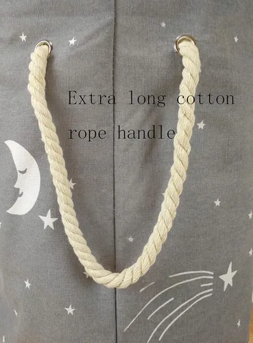Miniatura 8 de Cesta redonda para ropa sucia, cestas de almacenamiento para guardería, cestas de regalo para el hogar, oficina, decoración del hogar Unicornio