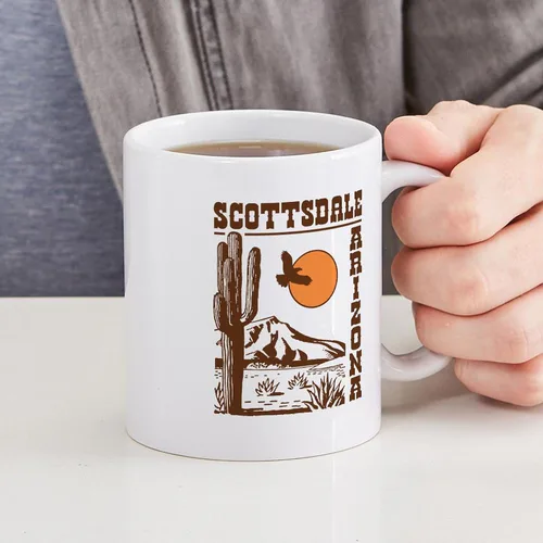 Miniatura 6 de CafePress Scottsdale Arizona - Taza de café de cerámica (11 oz), 11.0 fl oz Blanco - Taza Scottsdale Arizona