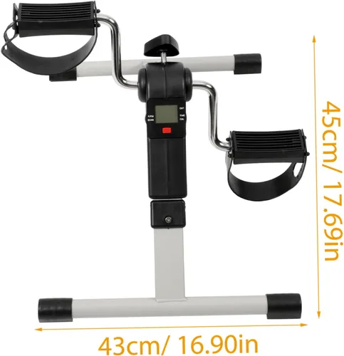Miniatura 2 de GANAZONO Ejercitador de pedal de bicicleta estática con engranajes, práctica máquina de rehabilitación para piernas, brazos para personas mayores
