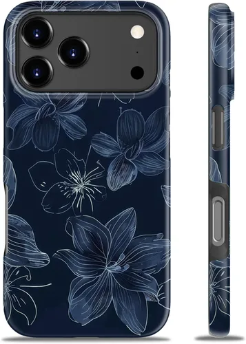 Miniatura 66 de Goodon para iPhone 17 Pro, Funda Estética de Gato Negro y Niña Naranja, Compatible con Magsafe, Funda Protectora Retro Única y Moderna de Silicona