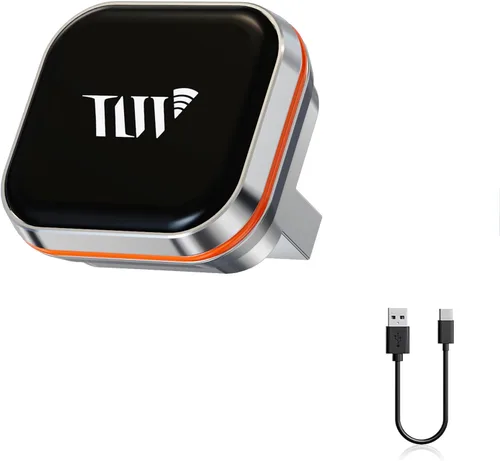 Miniatura 9 de Adaptador inalámbrico CarPlay y Android Auto con cable CarPlay a dispositivo inalámbrico, mini en forma de T 2 en 1 para auto USB Plug and Play Auto