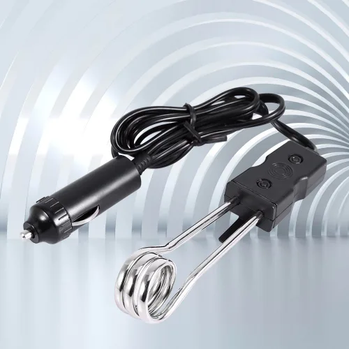 Miniatura 5 de Fdit Calentador portátil de inmersión para automóvil de 12 V/24 V, taza de auto, calentador de agua, tetera, café, sopa, bebidas, calentador