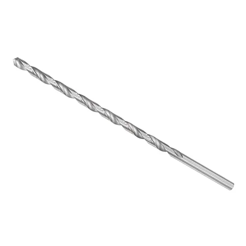 Miniatura 34 de Broca helicoidal extra larga, 0.276 in de diámetro de taladro 9.843 in de longitud total, broca helicoidal de acero de alta velocidad