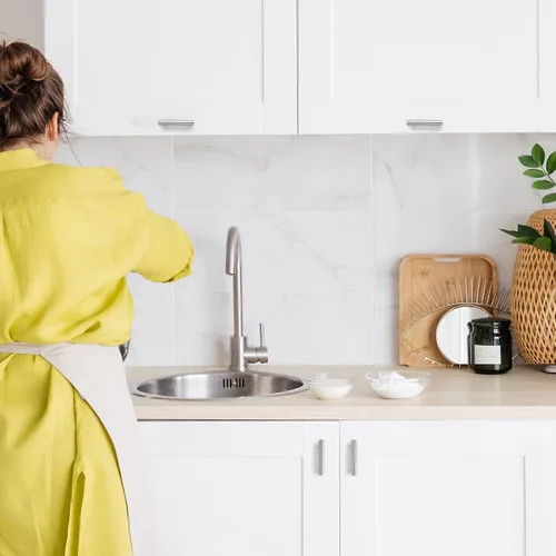 Miniatura 4 de Ravinte - Paquete de 5 tiradores para gabinete de 2.5 pulgadas, níquel cepillado; tiradores de cocina, manijas modernas para cajones, herrajes