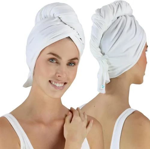 Miniatura 7 de Hair RePear Toalla de algodón antiencrespamiento para el cabello que mejora el cabello natural sano, rizado rizado ondulado o liso, todo