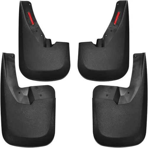 Tecoom Protectores contra salpicaduras compatibles con Dodge Ram 1500/2010-2018 Dodge Ram 2500 3500 (con guardabarros OEM) 2009-2018 (con