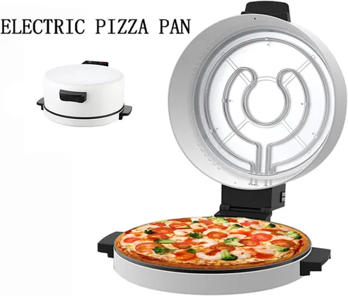 Miniatura 2 de Horno eléctrico para pizza, portátil de 12 pulgadas para encimera, máquina de carne, 2000 W, 6 minutos, cocción rápida, parte inferior