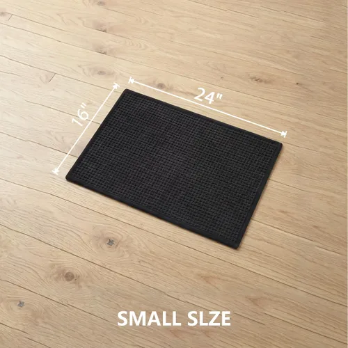 Miniatura 2 de Alfombras de baño antideslizantes lavables, alfombra de baño súper absorbente y delgada de secado rápido de pelo bajo para baño pequeño