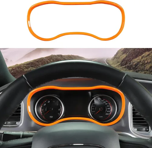 Miniatura 6 de Voodonala Consolas centrales de fibra de carbono ABS para cargador, tablero de instrumentos, accesorios interiores para Dodge Charger 2015-2024+, 1