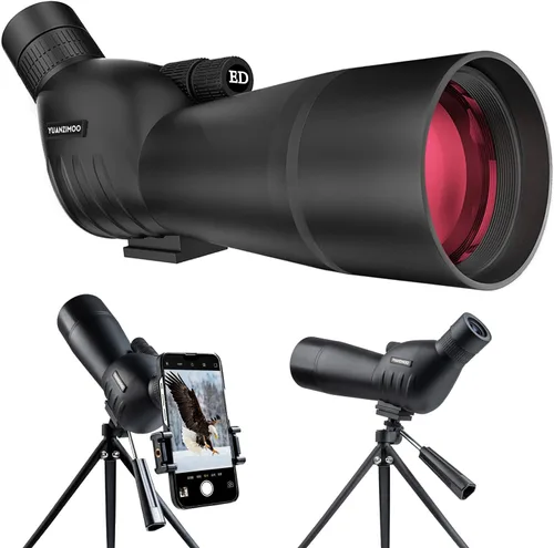 25-75 X 60 alcance de detección con trípode adaptador de teléfono telescopio monocular telescopio de detección para tiro al blanco caza observación