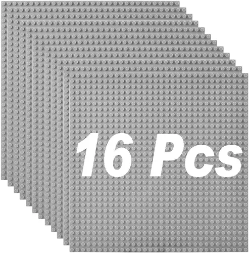 Miniatura 26 de Placas de construcción clásicas de 10 x 10 pulgadas, 100% compatibles con todas las principales marcas y mesas de actividades, plataformas creativas