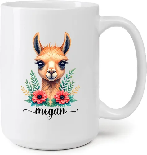 Miniatura 9 de Taza de alpaca personalizada, taza de café de alpaca, regalos para los amantes de las alpacas, divertida taza de alpaca, taza de alpacas con nombre