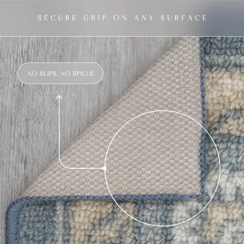 Miniatura 6 de Maples Rugs Florence - Alfombra antideslizante y lavable de 2 pies 6 pulgadas x 3 pies 10 pulgadas para pasillo de cocina