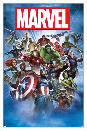 Miniatura 6 de Trends International Marvel Comics - Póster de pared con foto de grupo, 22.375 x 34 pulgadas, versión premium sin marco
