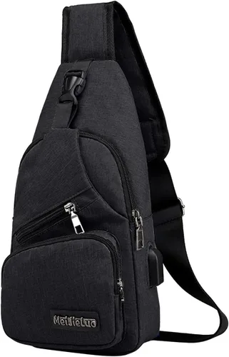 Bolso bandolera pequeño, bolso cruzado en el pecho, mochila multiusos para mujeres y hombres, bolsa de viaje con correa