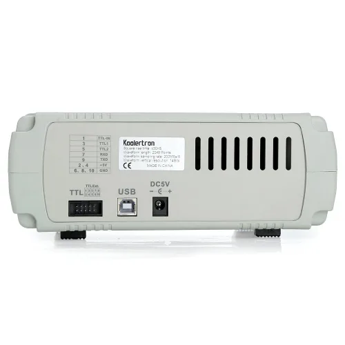 Miniatura 5 de Koolertron DDS Contador de generador de señal, pantalla de 2.4 pulgadas, medidor de frecuencia de generador de onda arbitraria de doble canal