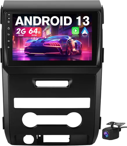 Miniatura 12 de Actualización de radio de coche para Ford F150 2009-2012 (solo CA automática), pantalla táctil QLED de 12.1 pulgadas, estéreo inalámbrico CarPlay
