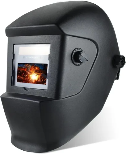 Casco de soldadura TRQWH con luz, color verdadero, oscurecimiento automático, cascos de soldadura para hombres, capucha de soldadura con energía