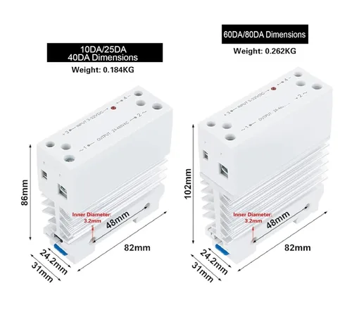 Miniatura 7 de Rex-C100 Intelligent Temperature Controller Package with K-Type Thermocouple Heat Sink and 25da/40da/60da Solid State Relay