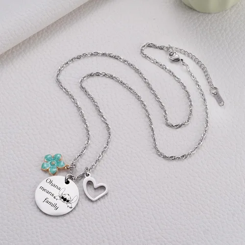 Miniatura 3 de MIXJOY Bonito collar de dibujos animados de Stitch para mujeres y niñas, inspirado en el cumpleaños de Stitch para nieta, hija, sobrina