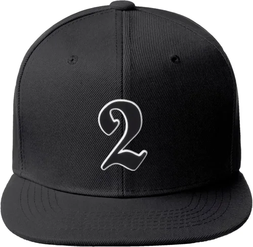Miniatura 991 de Daxton Gorra clásica con visera de billete plano con letras del alfabeto inglés antiguo de la A a la Z