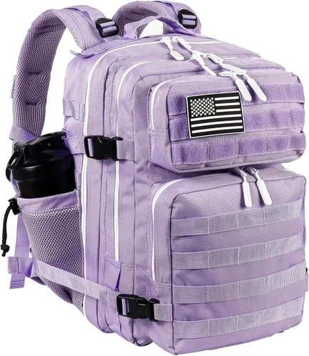 Miniatura 27 de LHI Mochila Militar Táctica para Hombres y Mujeres 25L/35L Mochila de Asalto del Ejército Bolsa Mochila Pequeña con Portabotellas