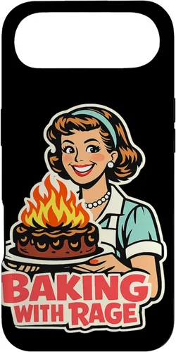 Miniatura 27 de Baking with Rage Retro 1950s Housewife Pop Art Humor Case for iPhone 17
