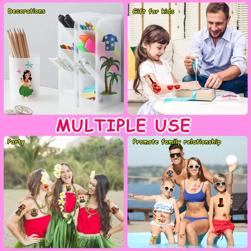 Miniatura 6 de LOMIMOS 120 tatuajes temporales de Halloween, calcomanías extraíbles impermeables para niños y adultos, recuerdos de fiesta, decoración de festivales