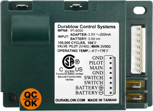 Miniatura 9 de Durablow Módulo de control electrónico IPI para chimenea, reemplazo del módulo de encendido de chimenea de gas para Dexen 593-592, GM-6KA, Hearth