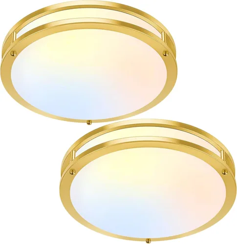 Miniatura 16 de Lámpara de techo LED de montaje empotrado de 36 W, lámpara de techo LED de 13 pulgadas 3600 LM, lámpara de techo moderna 2700 K/3000 K/4000 K/5000